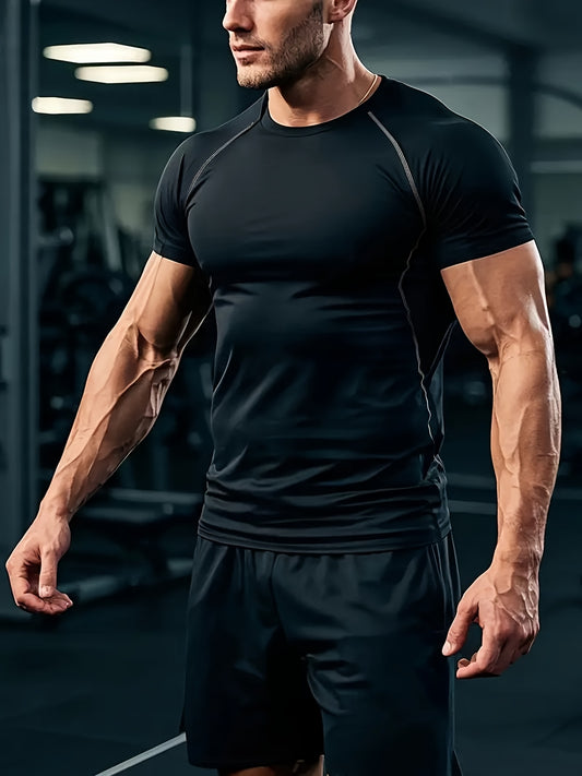 Ademend sportshirt met de perfect pasvorm – Legt het accent op spierenvormen