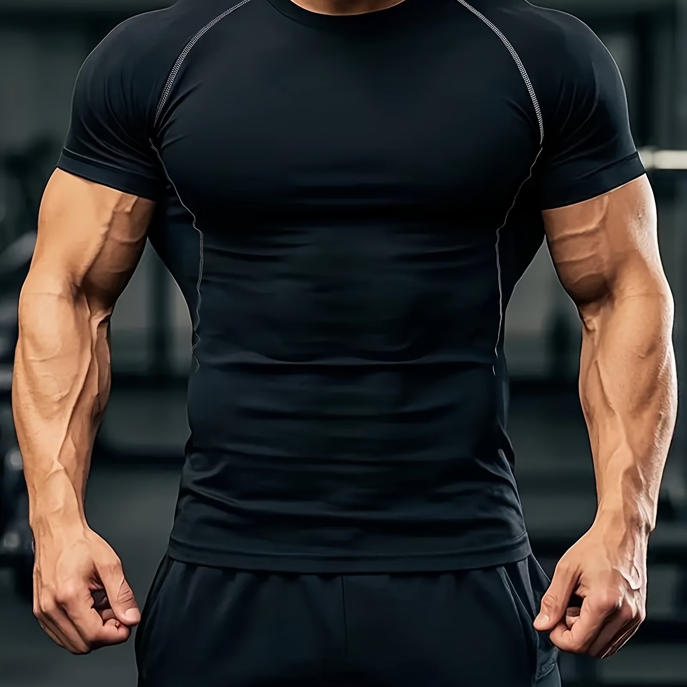 Ademend sportshirt met de perfect pasvorm – Legt het accent op spierenvormen