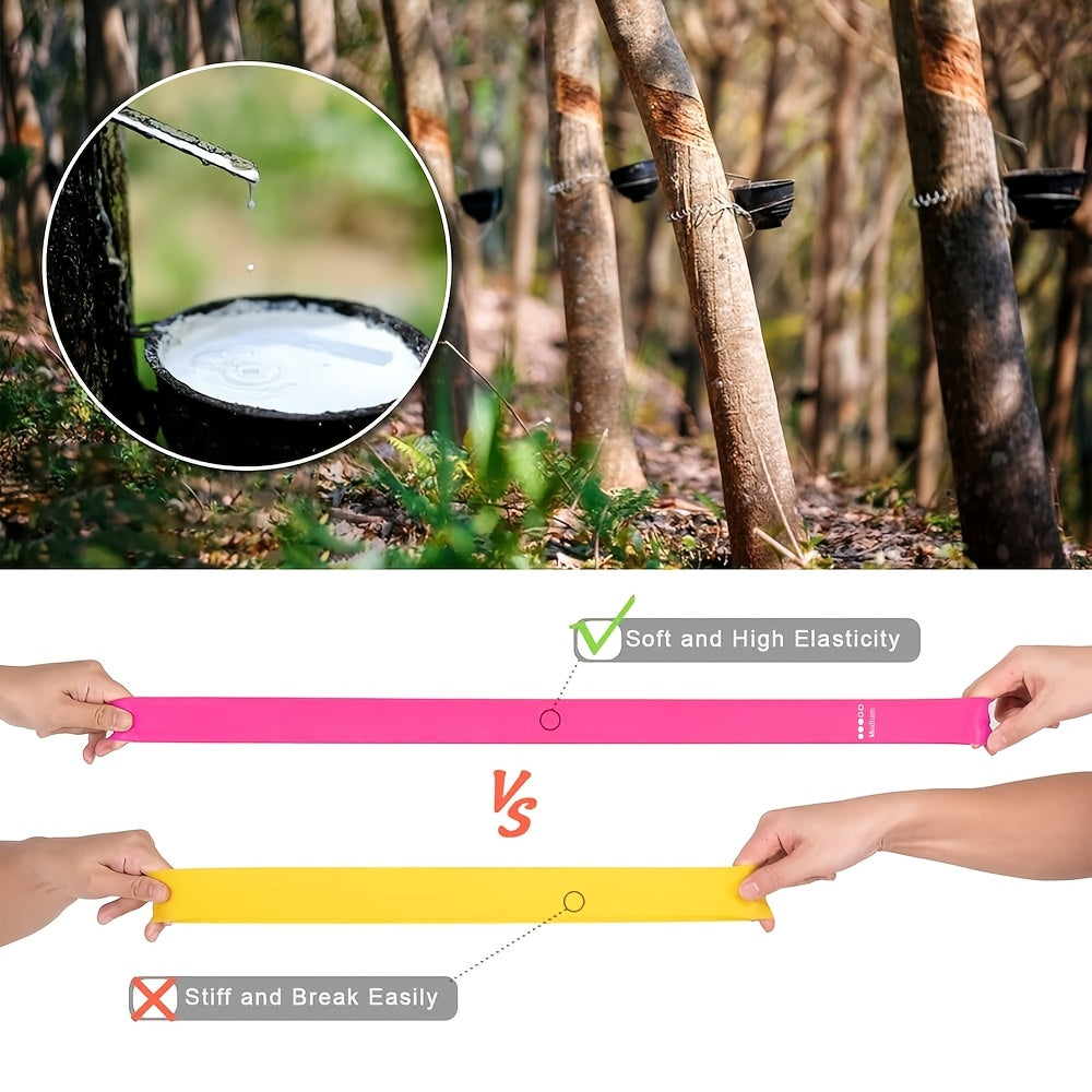 5-Delige Weerstandsbanden Set – Voor Kracht, Flexibiliteit & Spierversteviging